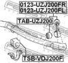 FEBEST TSB-VDJ200F Stabiliser Mounting